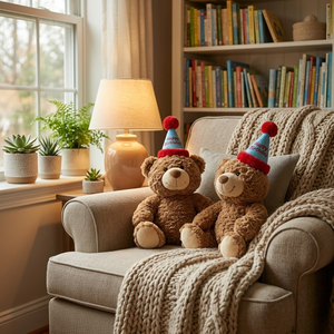 Orsacchiotto di Peluche Personalizzato Aika OEM per Compleanni, Pupazzo in Cotone PP ad Alta Resilienza, Prodotto da Fabbrica per Eventi - Product Image 1