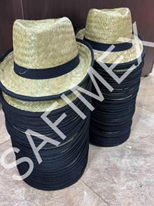 Sombrero Fedora de Paja de Ala Corta, Deportivo, de Viaje, Unisex, de Pasto Marino, Sombrero Natural - Product Image 2