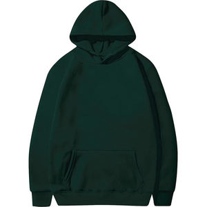 Sudadera con Capucha Personalizada con Logotipo, Lisa, para Mujer, Estilo Holgado, de Invierno, de Algodón/Poliéster, con Bolsillo Tipo Canguro - Product Image 3