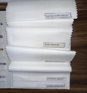 Tela de mezcla de lino y algodón de primera calidad, Material tejido transpirable suave y duradero para ropa de moda, muebles para el hogar, peso medio - Product Image 2