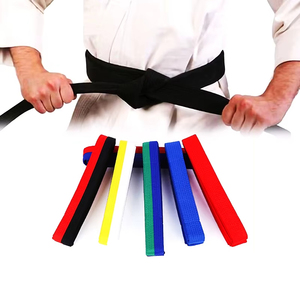 Cinturones de Karate Profesionales 100% Algodón Puro para Adultos, Colores Personalizados de Alta Calidad y Logotipo Frontal, Ropa de Artes Marciales de Secado Rápido - Product Image 5