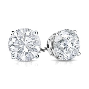 Pendientes pequeños de diamantes de calidad superior para mujeres y niñas adolescentes, joyería diaria a granel - Product Image 1