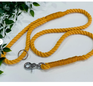 Lead Customized Colored Cotton Rope Handmade <b>Dog</b> <b>Leash</b> Pet <b>Leash</b> Set - Product Image 2