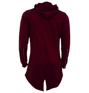 Men's Multi-Color Vintage Winter Pullover Hoodie Custom Logo Regular Fit Zipper Design Flannel Waterproof Breathable Washed - Product Image 4