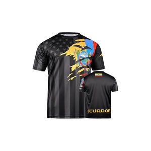 Maillot de football de haute qualité pour hommes adultes/unisexe, 100% polyester, à séchage rapide, avec taille et nom d'équipe personnalisables - Product Image 4