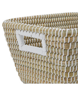 ตะกร้าหญ้าทะเลใส่ของตกแต่งบ้านทำจากงานหัตถกรรมที่100% จากเวียดนามเป็นมิตรกับสิ่งแวดล้อม - Product Image 4