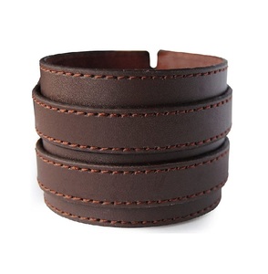 สร้อยข้อมือหนังถักแบบวินเทจสร้อยข้อมือหนังถักข้อมือปรับขนาดได้ - Product Image 4