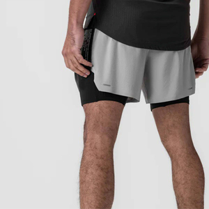 Pantalones cortos informales con cordón para hombre, pretina ajustable para salidas de verano y ropa informal - Product Image 5