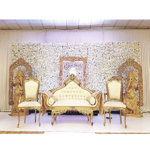ชุดโซฟาแต่งงานสำหรับเจ้าบ่าวเจ้าสาว,ชุดบัลลังก์เจ้าสาวสำหรับงานแต่งงานราคาไม่แพงเฟอร์นิเจอร์ไม้สักสำหรับงานแต่งงาน - Product Image 1