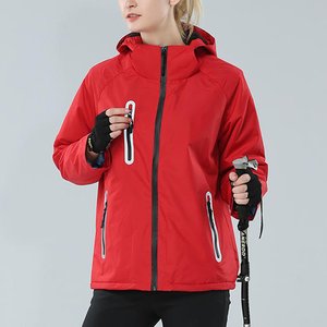 Chaqueta universitaria Formal de invierno para hombre 2023, a prueba de viento, impermeable, Softshell, cuello levantado, manga larga, tela de lona, letras de algodón - Product Image 6