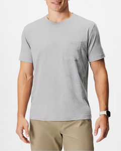 Wholesale Custom Mens Pocket <b>TShirts</b> | High Quality Cotton Muscle Fit T-Shirt for Screen Print & Embroidery Logo - Product Image 5