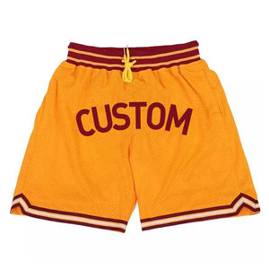 Pantalones Cortos de Baloncesto Personalizados de Verano, Logotipo Personalizado al por Mayor, Atléticos, Transpirables, de Malla, para Hombre, con MOQ Bajo - Product Image 4