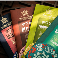 Boîte à chocolat foncée toute petite, 20 pièces, fabriquée au vietnam, haute qualité, pour cadeau et relaxation, travailler à la maison