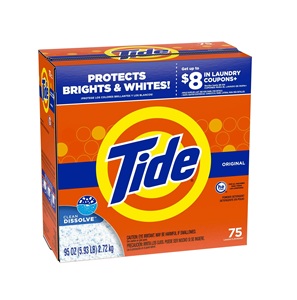 Détergent à lessive en poudre Tide, parfum original, 75 lessives, 95 oz - Product Image 6