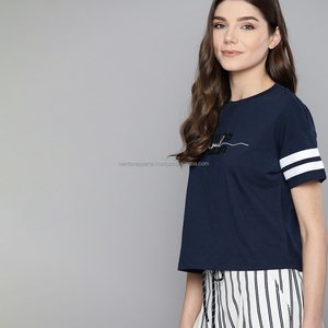 Nardon Apparel Custom Logo Women's Casual Summer T-<b>Shirt</b>-Short Sleeve Cotton Custom Colors & Sizes - Product Image 1