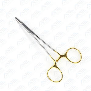 Portaagujas Halsey de 127 mm con Punta Lisa TC, Portaagujas Dentales de Acero Inoxidable con Mordazas Lisas - Product Image 1