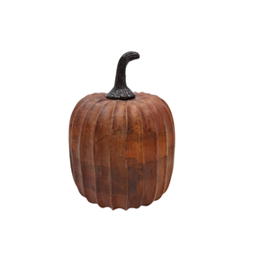 Décoration d'Halloween en bois de manguier, citrouille décorative au design moderne, vente en gros personnalisée en vrac faite à la main - Product Image 3