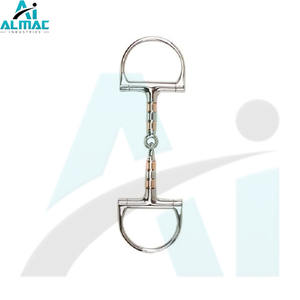 Junta única en forma de D de ALMAC Horse Bit con bordes lisos para un uso seguro en escuelas de equitación y prácticas ecuestres generales - Product Image 2