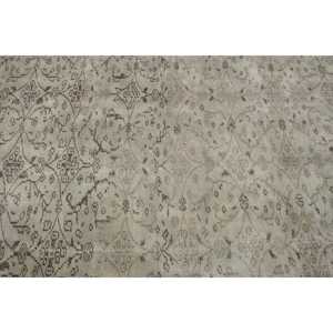 พรมขนาด 4.1x7.5 ฟุต, พรมตุรกีโบราณ, พรมลายดอกไม้สีเบจ - Product Image 5