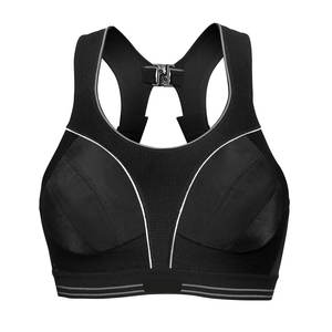 Soutien-gorge de sport pour femme à haute élasticité, respirant, à bretelles fines, avec coussinets amovibles, pour la course à pied, vêtements de fitness - Product Image 1