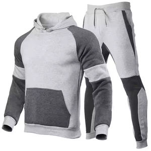 Precio barato al por mayor con el mejor bajo MOQ hombres chándales para ropa de entrenamiento Top alta calidad logotipo personalizado hombres chándal - Product Image 2