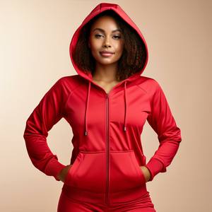 Conjunto Deportivo de Invierno de Dos Piezas con Logotipo Personalizado, Sudadera con Capucha y Pantalones de Chándal de Forro Polar Térmico de Algodón, Impermeable, con Estampado Formal - Product Image 3