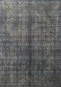 พรมลายเรขาคณิตเทคนิคการทอแบบแจ็คการ์ด ขนาด 20 ฟุต สำหรับใช้ในบ้าน ยี่ห้อ Adiva ผลิตด้วยเครื่องจักรจากตุรกี นำเข้าขายส่ง ซักล้างได้ - Product Image 2