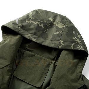 Low MOQ High Street Style <b>Men</b> Winter Windbreaker <b>Jacket</b> Front Logo Eco-Friendly Waterproof Breathable High Quality New Arrival - Product Image 3