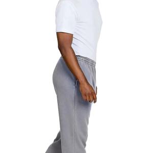 Survêtement de jogging pour homme personnalisé OEM, collection printemps, avec impression en relief, ourlet brut, coupe évasée, en coton respirant et écologique - Product Image 6