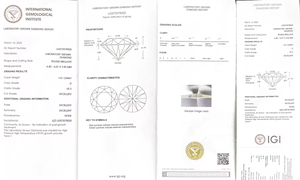 Diamants de laboratoire en vrac en gros, Inde, HPHT CVD, taille brillant, couleur D Fancy Light, tailles 0,5 ct-6 ct, pour bijoux certifiés D'VINS - Product Image 3