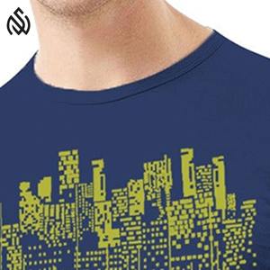 Camiseta estampada de cuello redondo para hombre, Camiseta de cuello redondo, camisetas de manga corta de Color liso, ropa informal de nuevo diseño para hombre - Product Image 6