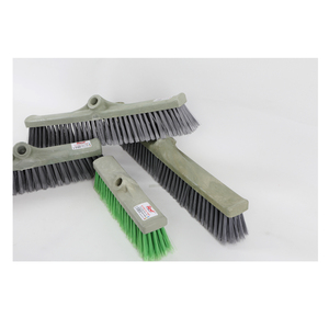 High Quality Soft and Hard PP Head Outdoor Push Floor Broom Wholesale Cleaning Sweeping <b>Tool</b> for Patio Use - Product Image 1