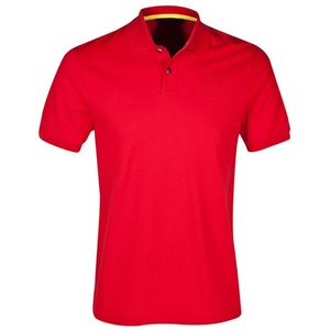 เสื้อโปโลสำหรับผู้ชายเสื้อโปโลคอตตอนคอมบ์ปกคอเสื้อแขนสั้นสำหรับผู้ชายเสื้อโปโลแบบเรียบสำหรับผู้ชายโลโก้ตามสั่ง - Product Image 2