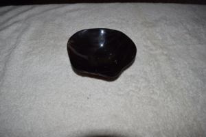 Tazón decorativo chapado en oro negro de resina epoxi japonesa, vajilla de comedor de Metal de aluminio, tazón de Hotel para el hogar - Product Image 3