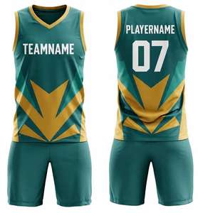 Uniforme de Baloncesto Personalizado Directo de Fábrica para Hombre, Camiseta sin Mangas y Pantalones Cortos, 100% Poliéster, Secado Rápido, para Ropa Deportiva de Verano - Product Image 5