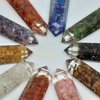 Bâton de massage en agate orgonite JILANI pour grossistes – Pierre précieuse de haute qualité, lisse, pour la guérison énergétique, style amour, Feng Shui