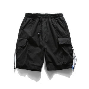 Short cargo multicolore à séchage rapide pour hommes, mode personnalisée, vente en gros de streetwear fin pour la course et la pêche à motif solide - Product Image 4
