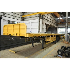 <b>Top</b> Selling Container Flat Bed Trailer for Logistics or Mining and Construction Projects Available at Export Price - Product Image 5