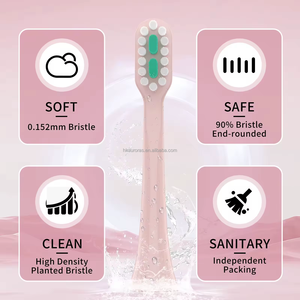 Cabezal de cepillo de dientes eléctrico adaptable y flexible con función de flexión para uso en exteriores y hoteles, repuesto de cuello de cepillo de dientes - Product Image 6