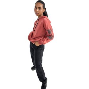 Vêtements d'entraînement sweats à capuche personnalisés coréens en coton respirant sweat à capuche pour femme de grande taille avec logo personnalisé - Product Image 6