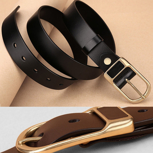 ใหม่ล่าสุดทนทานหรูหรา PU หนังเข็มขัด Designer เข็มขัดผู้ชายลําลองเข็มขัดเอว - Product Image 5