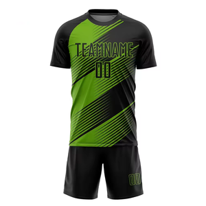 Maillots de football 100% polyester sans couture personnalisés pour équipe uniformes d'entraînement de football sublimés et respirants - Product Image 2
