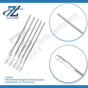 Dilatador de sonidos uretrales Dittel 13 Charr instrumentos quirúrgicos básicos 25cm dilatador Dittel fabricado en acero inoxidable Pakistán - Product Image 3