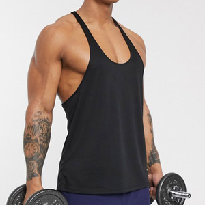 Débardeurs respirants personnalisés pour hommes vente en gros gilet de gymnastique sans manches entraînement athlétique vêtements de fitness décontractés pour l'été - Product Image 6