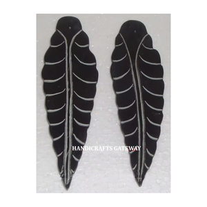 Hermoso soporte de incienso de esteatita con diseño en forma de hoja e incienso de buen aspecto pulido suave para la decoración del hogar y la Oficina - Product Image 1