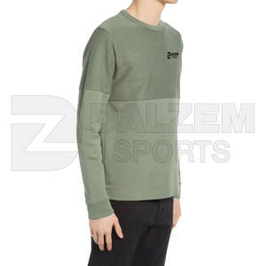 เสื้อสเวตเตอร์แบบสวมศีรษะของผู้ชายผ้าคอตตอน100% ดีไซน์แบบกำหนดเอง - Product Image 2