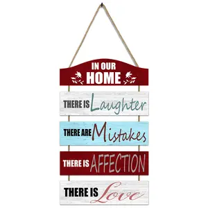 Large wall decoration hanging wooden pendant farmhouse home decoration wooden sign