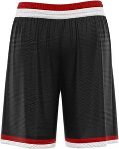 Pantalones Cortos de Baloncesto para Entrenamiento, con Estampado por Transferencia Térmica, Cintura Elástica, Secado Rápido, Poliéster Ligero, Ropa de Entrenamiento en Equipo, Logotipo Personalizado - Product Image 3