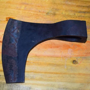 Medieval <b>Viking</b> Battle <b>Axe</b> Blade Handmade in black - Product Image 6