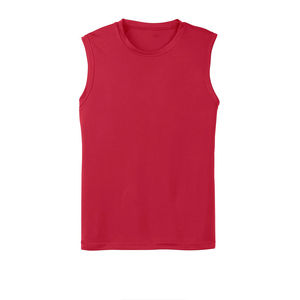 Camiseta Deportiva Roja de Alto Impacto para Hombre, Elástica, Fresca y Cómoda para Entrenamientos Diarios y Deportes de Verano - Product Image 3